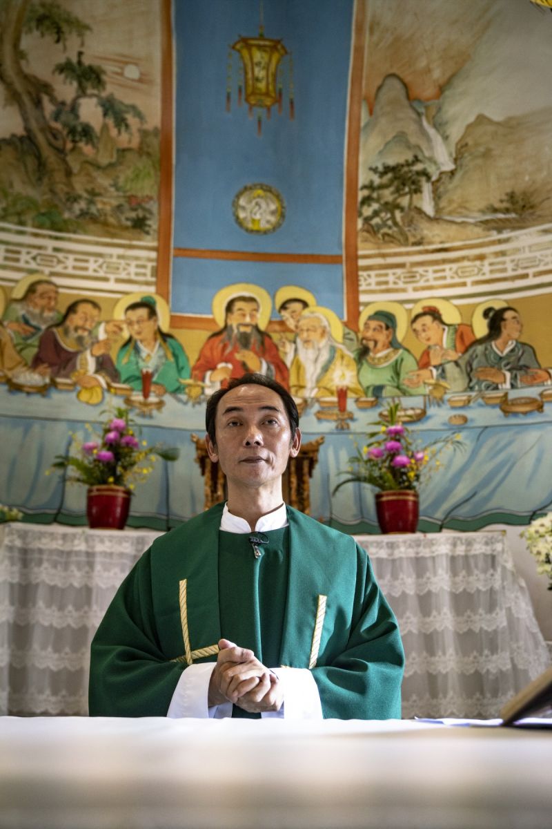 ▲▼片中靈魂場景老瓊泡沫紅茶店(上圖),以及台南鹽水天主(下圖),一夕爆紅。(圖/甲上)