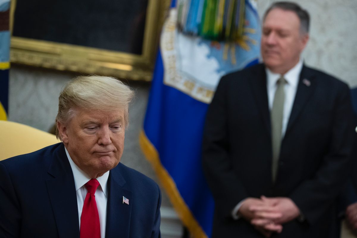 ▲美國政府機構近期遭到大規模網路攻擊，和國務卿蓬佩奧的看法不同，總統川普認為中國也可能是幕後黑手。（圖／美聯社／達志影像）