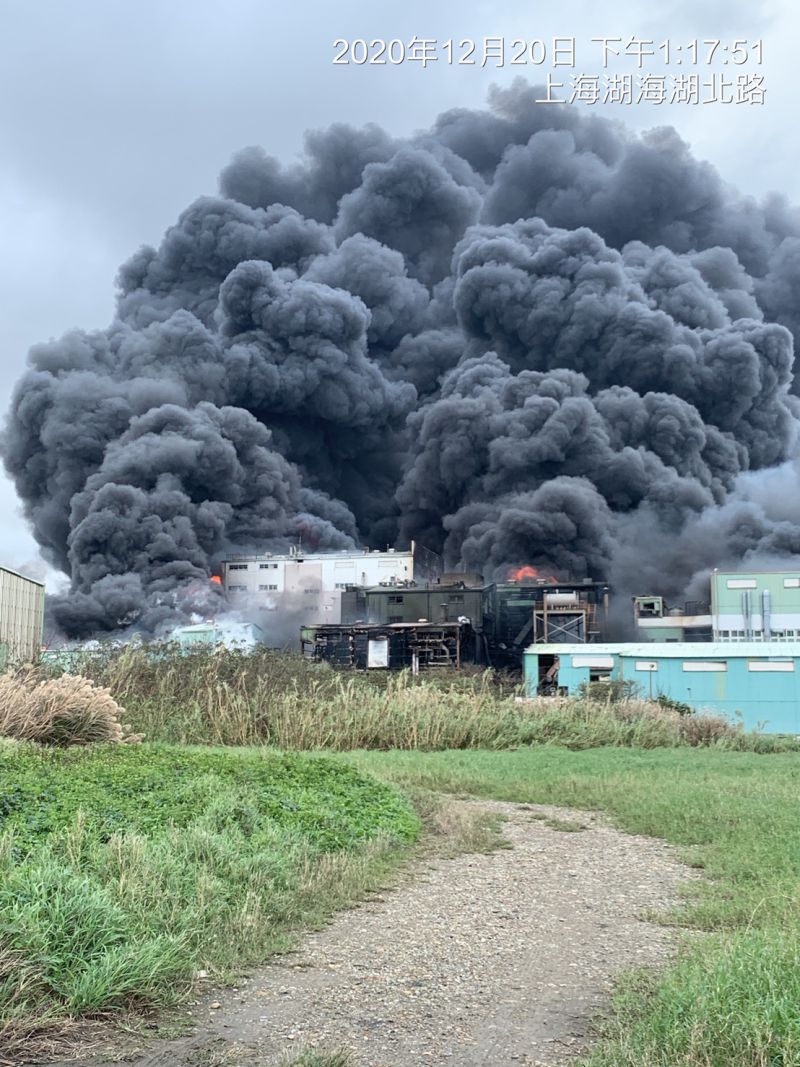 旭富製藥蘆竹工廠火警2傷　鄰近5公司受大火影響
