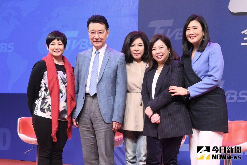 ▲ Zhan Yiyi (from left), Zhao Shaokang, Chen Wenqian, Liu Wenyan and Fang Nianhua attended the press conference.  (Photo by reporter Lin Bainian)