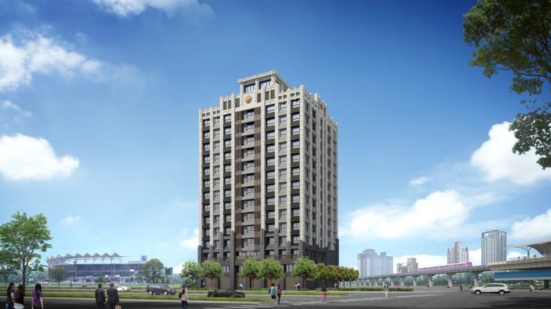 ▲適合投資置產的的是座落在A19站生活圈的「大睦A19」,緊鄰機場捷運A19站。(圖/品牌提供)
