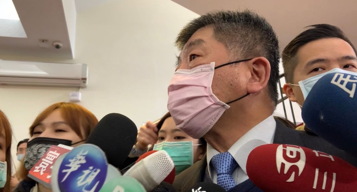 ▲衛福部長陳時中表示等到檢調來詢問提告蘇偉碩的案情，他會就事實說明清楚。　（圖／記者吳承翰攝）