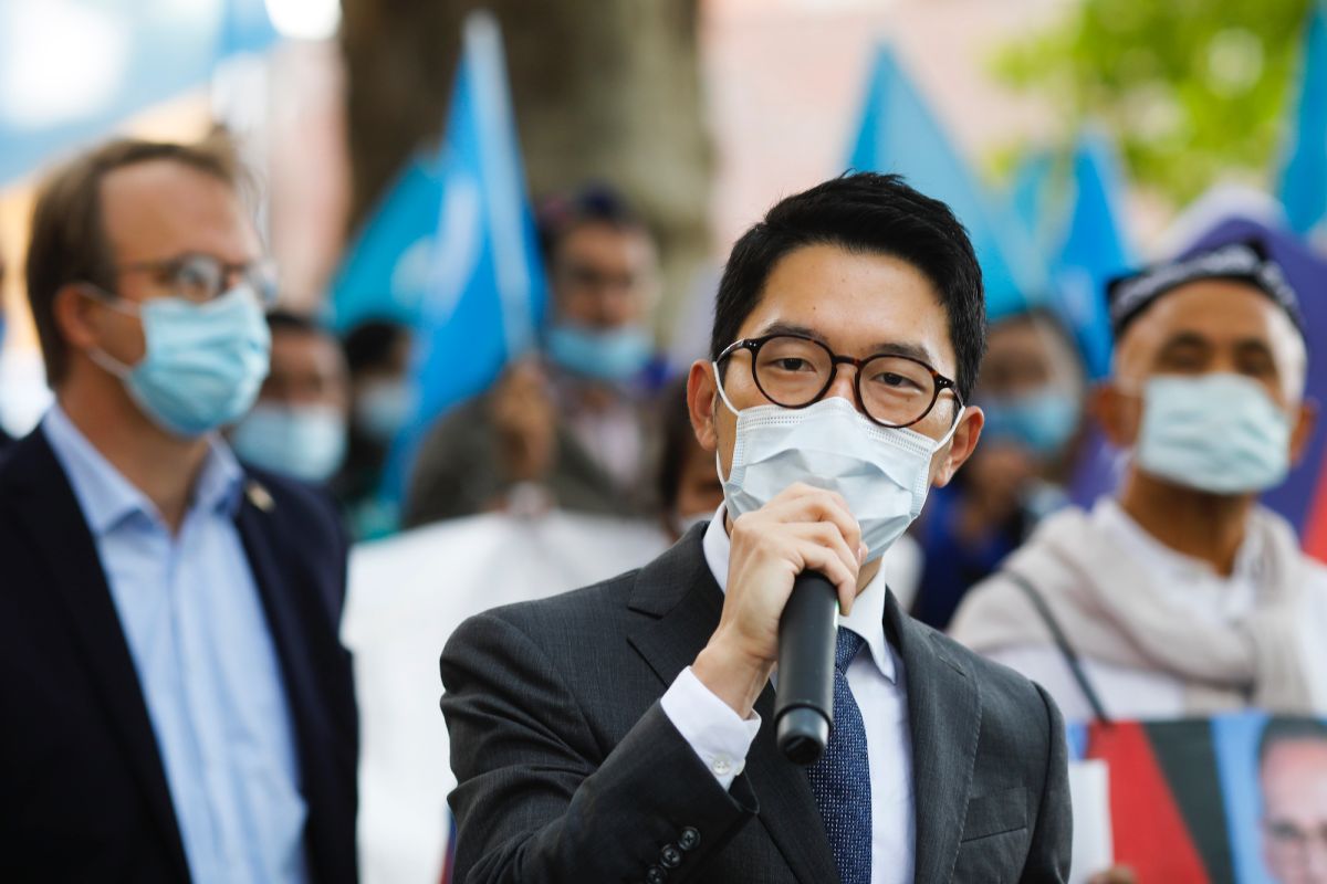 ▲羅冠聰12月21日（冬至）在臉書發文，表示自己申請英國政治庇護，未來將繼續為香港民主奮鬥、協助港人得到適切的援助。（圖／美聯社／達志影像）