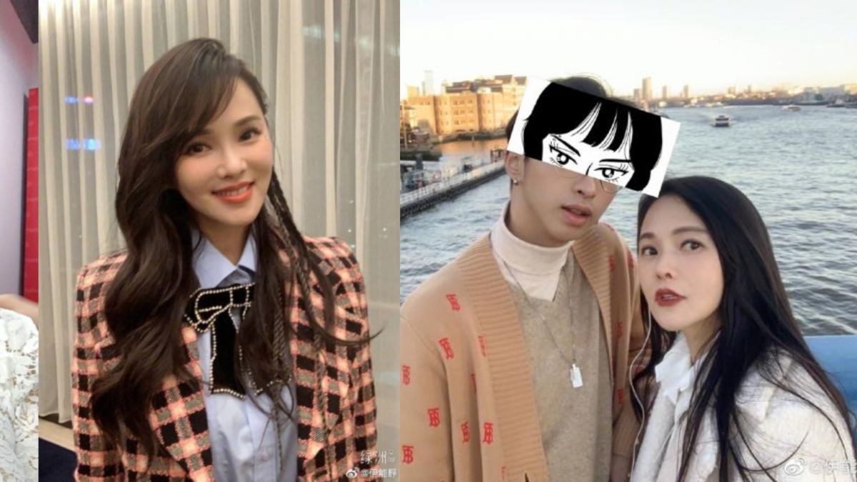 ▲小哈利（右圖左）女裝照瘋傳，伊能靜（左圖）一席話惹哭網友。（圖／伊能靜微博）