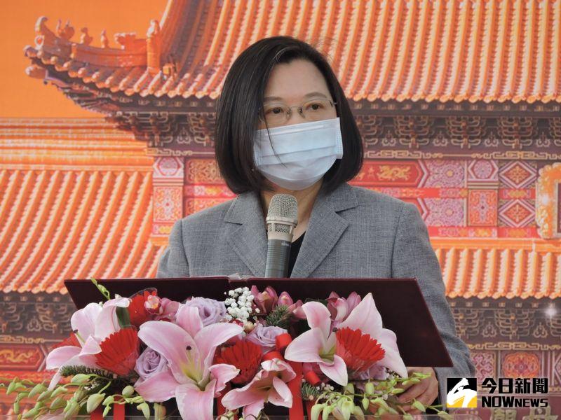▲蔡英文呼籲國人,三倍券快去用完,最好到台南玩。(圖/記者陳聖璋攝,2020.12.22)