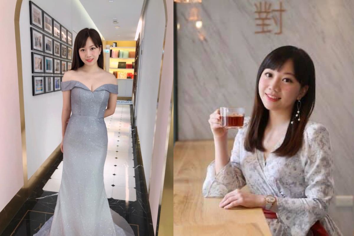 ▲蔡尚樺穿低胸禮服，辣曬深邃事業線。（圖／蔡尚樺臉書） 