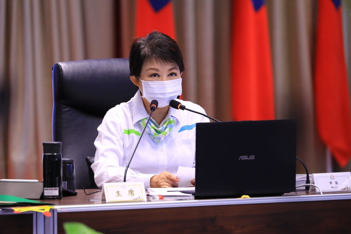 ▲中市府局處首長因桃色風暴下台，市長盧秀燕「提出警告」，「首長必須以身作則」。(圖／柳榮俊攝2020.12.22)