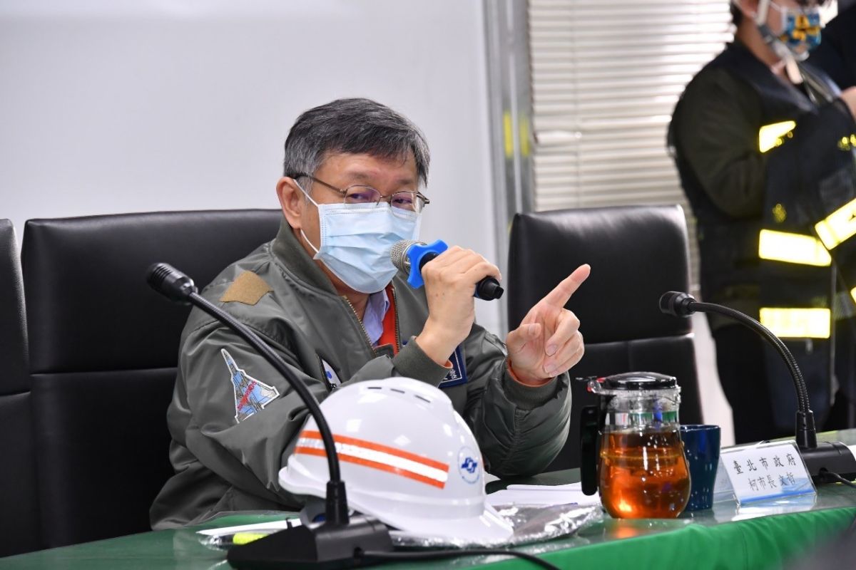 ▲針對台中捷運綠線車廂連結器，疑似是因為陸製而造成斷裂問題，台北市長柯文哲受訪時強調，無論是哪裡製造，重點還是要認品牌，日商川崎公司要對此負責。（圖／台北市政府提供）