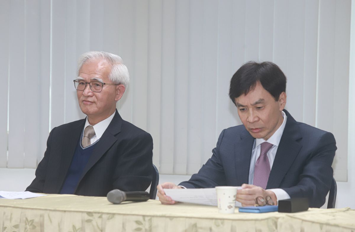 ▲大同董事會決議盧明光(左)、鍾依文(右)分別接任董事長與總經理。（圖／記者葉政勳攝影）