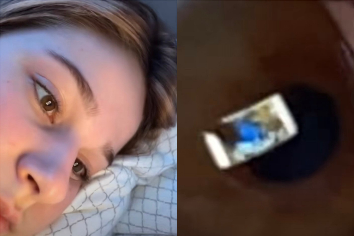 ▲美國一名網友透過觀察女友的「瞳孔反射」，發現對方正背著他玩交友軟體。（圖／翻攝自《samnunn4》抖音 ） 