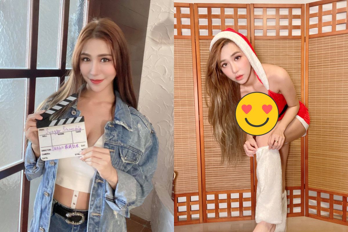 ▲橫綱凱咪化身惹火聖誕女郎。（圖／橫綱凱咪臉書） 