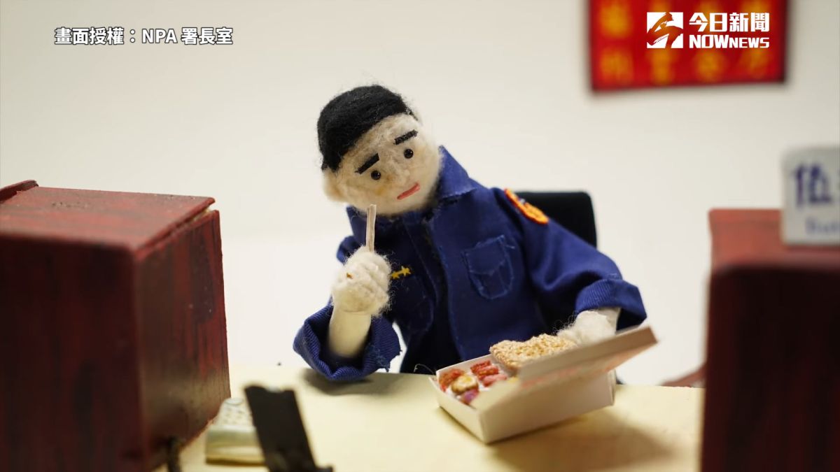 ▲ 波麗士大人的聖誕節日常，療癒動畫讓網呼超溫馨。（圖／NPA 署長室 授權）