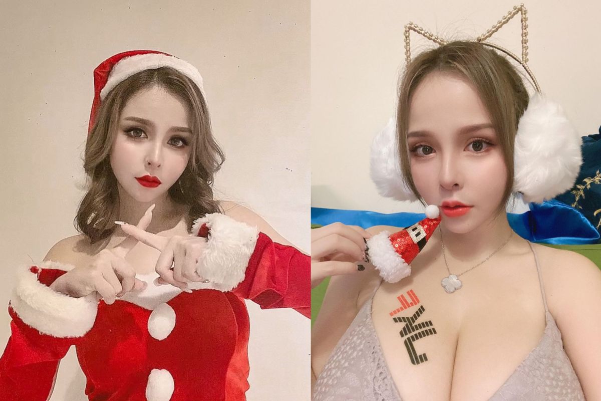 ▲陳香菱聖誕裝曝光，網讚最有誠意。（圖／陳香菱IG）