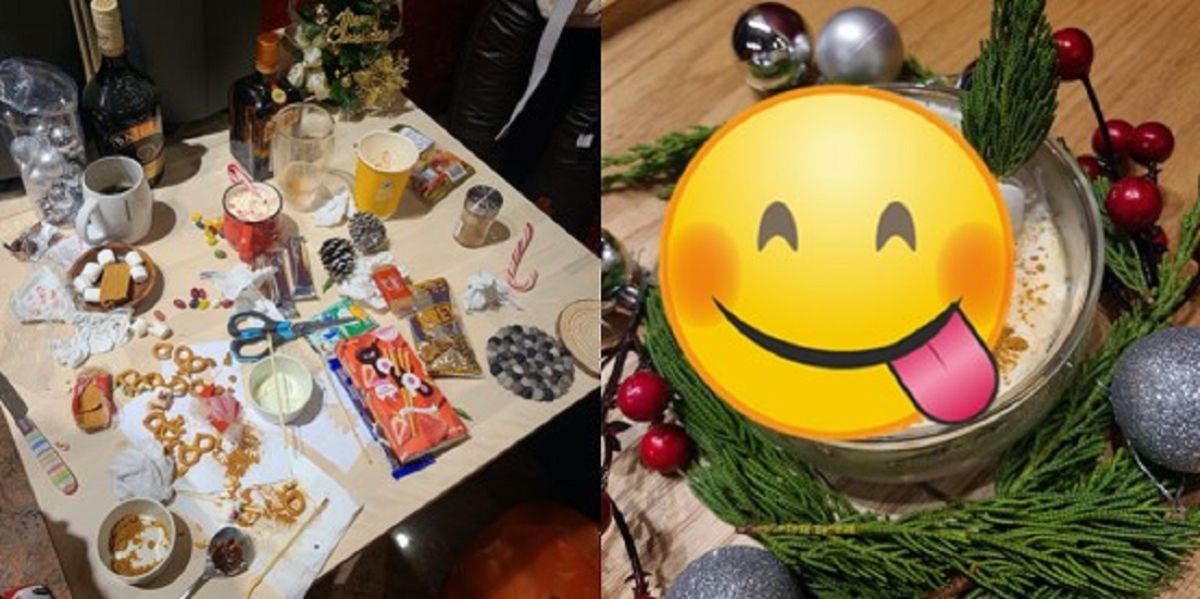 ▲聖誕神人級手作咖啡甜品引瘋傳，竟然使用一杯麥當勞咖啡就全搞定。（圖／翻攝自Dcard）