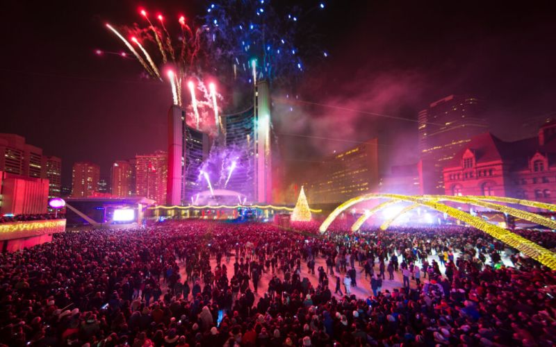 ▲多倫多聖誕樹2013年點燈日。(圖/取自Shutterstock)
