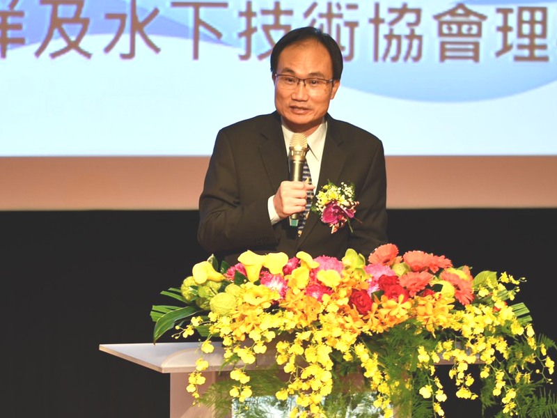▲海洋委員會副主任委員蔡清標致詞。(圖/記者黃守作攝,2020.12.25)