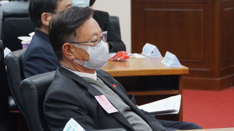 ▲外傳民眾黨主席柯文哲若請辭,黨可能被鴻海創辦人郭台銘接收,民眾黨不分區立委高虹安出面駁斥。圖為聯華電子宣明智副董事長。(圖/記者呂炯昌攝)