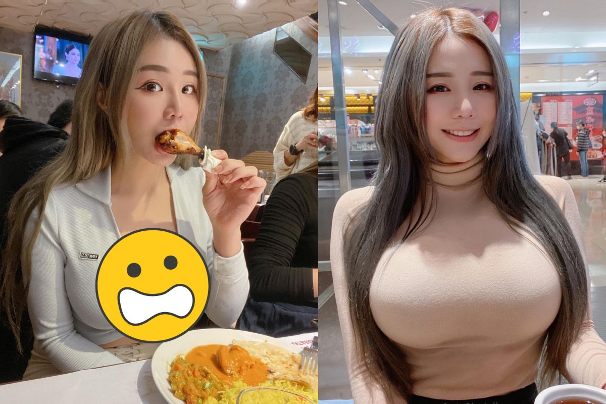 ▲泥泥學姐穿戰袍吃聖誕餐。（圖／泥泥學姐臉書） 