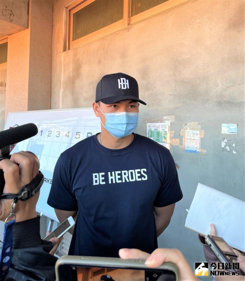 ▲旅美投手江少慶今年被底特律老虎釋出,日前現身彰化擔任「2020