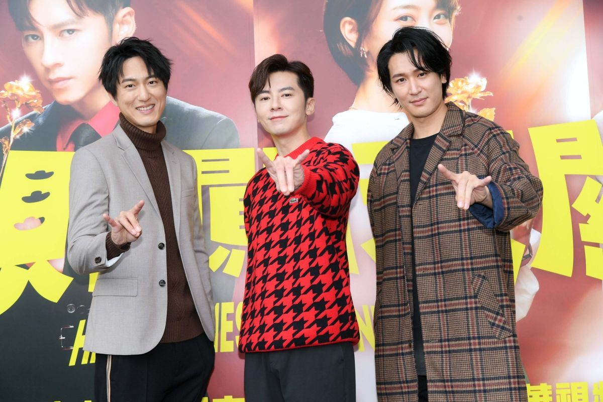 ▲邵翔（右）日前宣布老婆小蠻懷孕。（圖 / 三立提供）