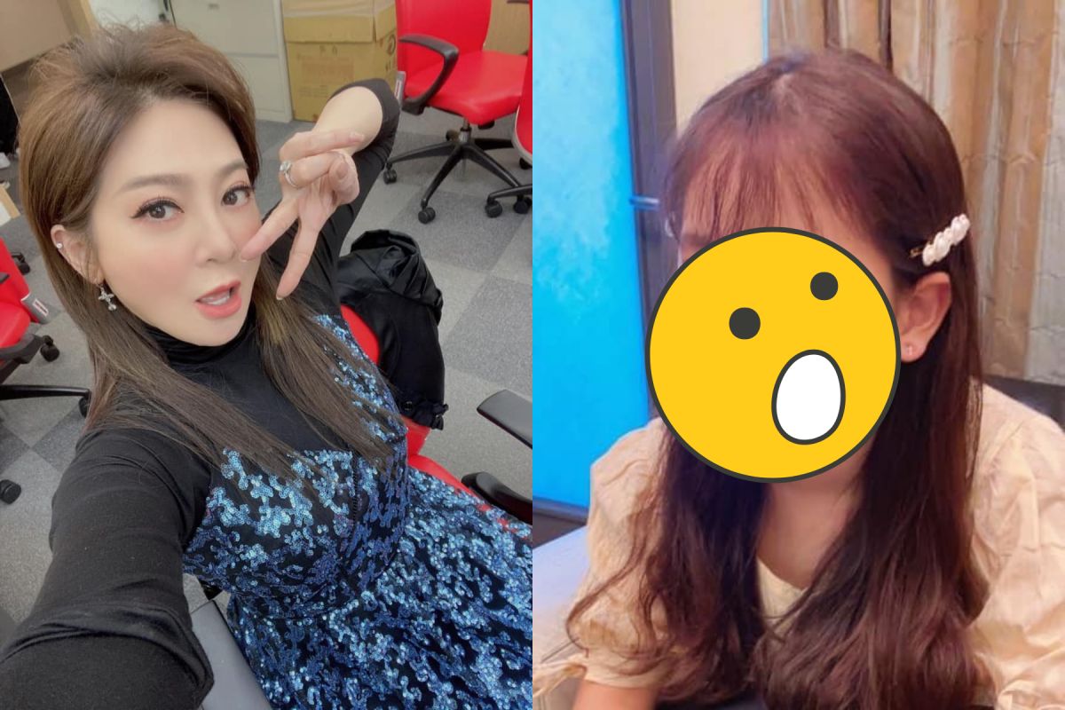 ▲王彩樺（左）甜曬大女兒，有網友發現庭庭（右） 
撞臉偶像劇女神。（圖／王彩樺臉書） 