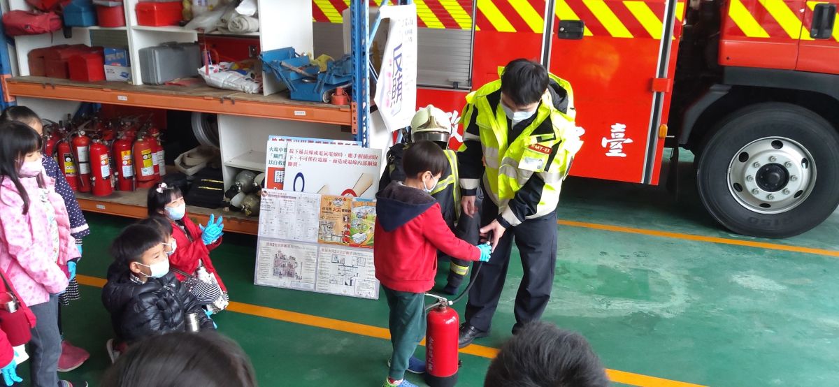 ▲台中市政府消防局宣導防火安全。(圖／消防局提供2020.12.27)