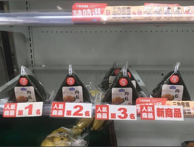 ▲肉鬆飯糰直接拿下人氣前三名,以及新人獎。(圖/翻攝自新·路上觀察學院)