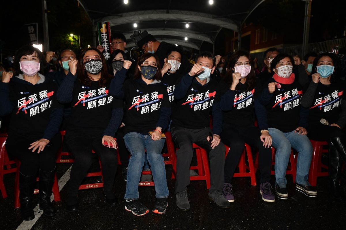 ▲國民黨團上周發起動員反萊豬晚會，但因疫情臨時喊卡，黨團總召林為洲表示，萬一出現破口，是主辦單位要負責任。　（圖／記者林柏年攝）