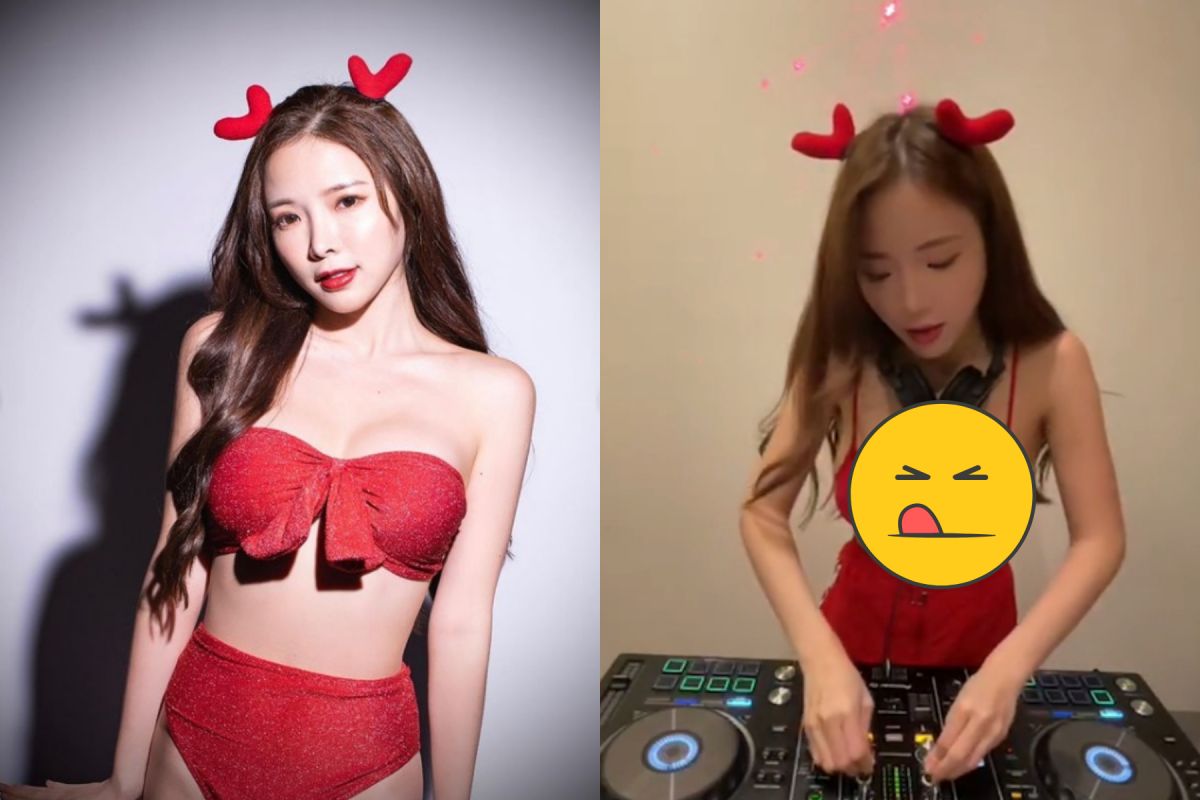 ▲藍星蕾穿低胸小可愛熱舞，彎腰引爆邪惡視角。（圖／藍星蕾 IG） 