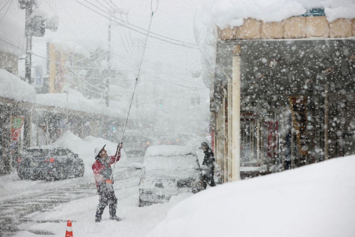 ▲12月30日到明年元旦，日本上空將籠罩數年一度的強烈寒流。（圖／美聯社／達志影像）
