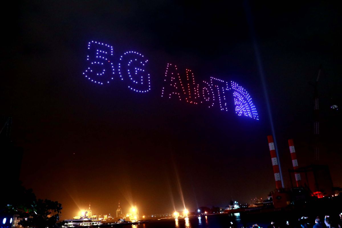 ▲跨百光年無人機遭質疑中國製，高市府表示台灣編程無資安疑慮。(圖／高市府提供)