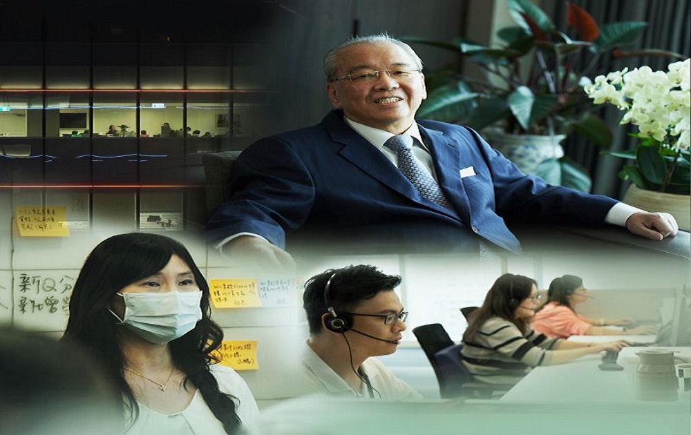 ▲中信金控董事長顏文隆（上）於中國信託「如常‧謝謝你」品牌形象影片中娓娓道出對所有同仁支援防疫紓困貸款業務的感謝。（圖／中信提供）