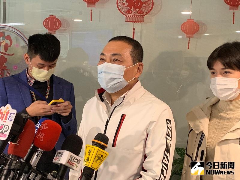 ▲侯友宜表示，疫情還沒有停止，仍有努力的空間，有待市府團隊繼續努力。(圖/記者康子仁攝)