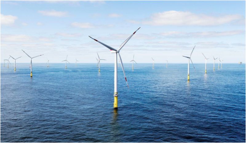 ▲有專家認為，全球風電行業的市場前景看起來樂觀，投資人應把綠能相關ETF納入投資組合，以迎合未來大趨勢。（示意圖／沃旭能源Borkum Riffgrund 離岸風場）