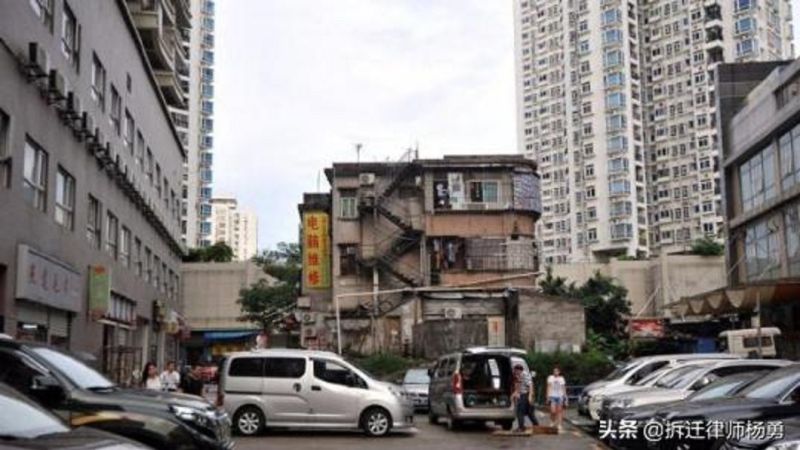 ▲ The landlord is not satisfied with the compensation price, so he refuses to move out.  (Photo / Flip photo on Weibo)