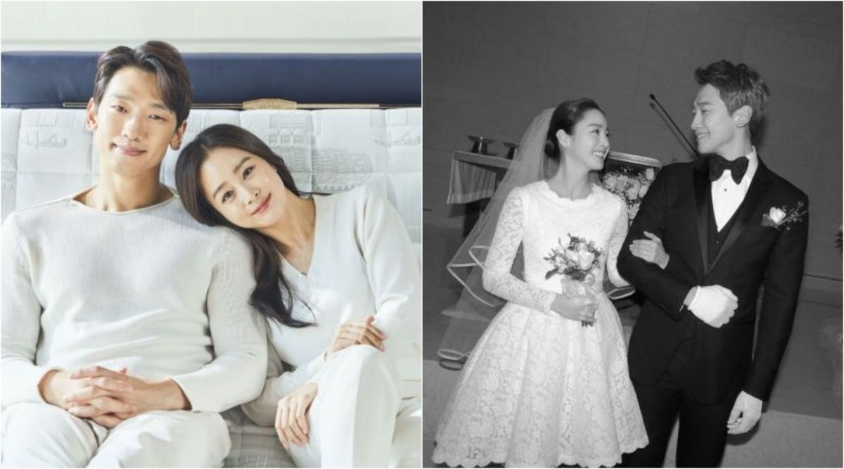 ▲Rain（左）跟金泰希結婚多年。（圖／翻攝lacloud.official、Naver）