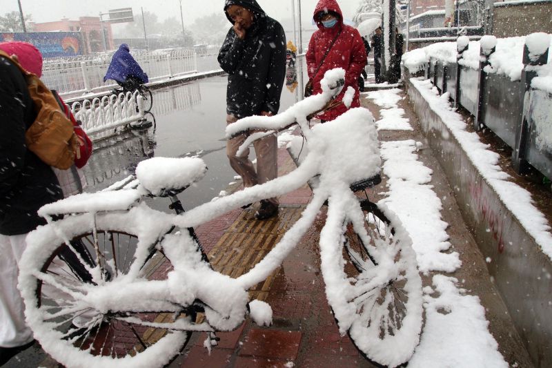 ▲17日至18日，中國近9成領土最低氣溫將降至攝氏零度以下。資料照。（圖／美聯社／達志影像）