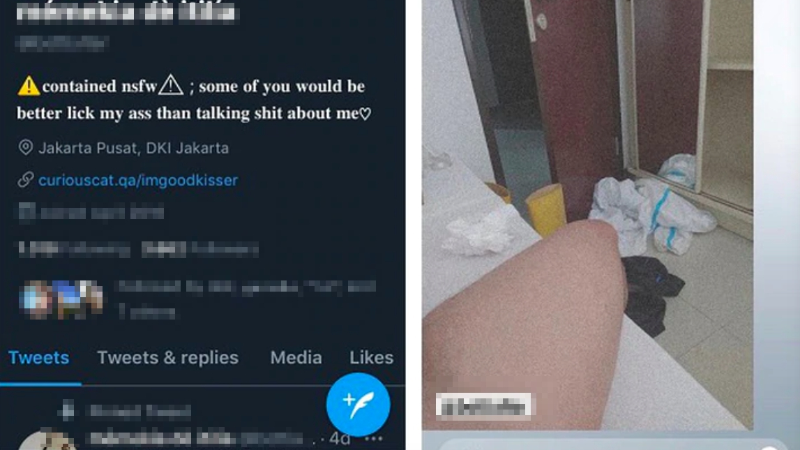 ▲一名罹患新冠肺炎的男子在推特炫耀與護理師發生性關係，網友全部傻眼。（圖／翻攝推特）