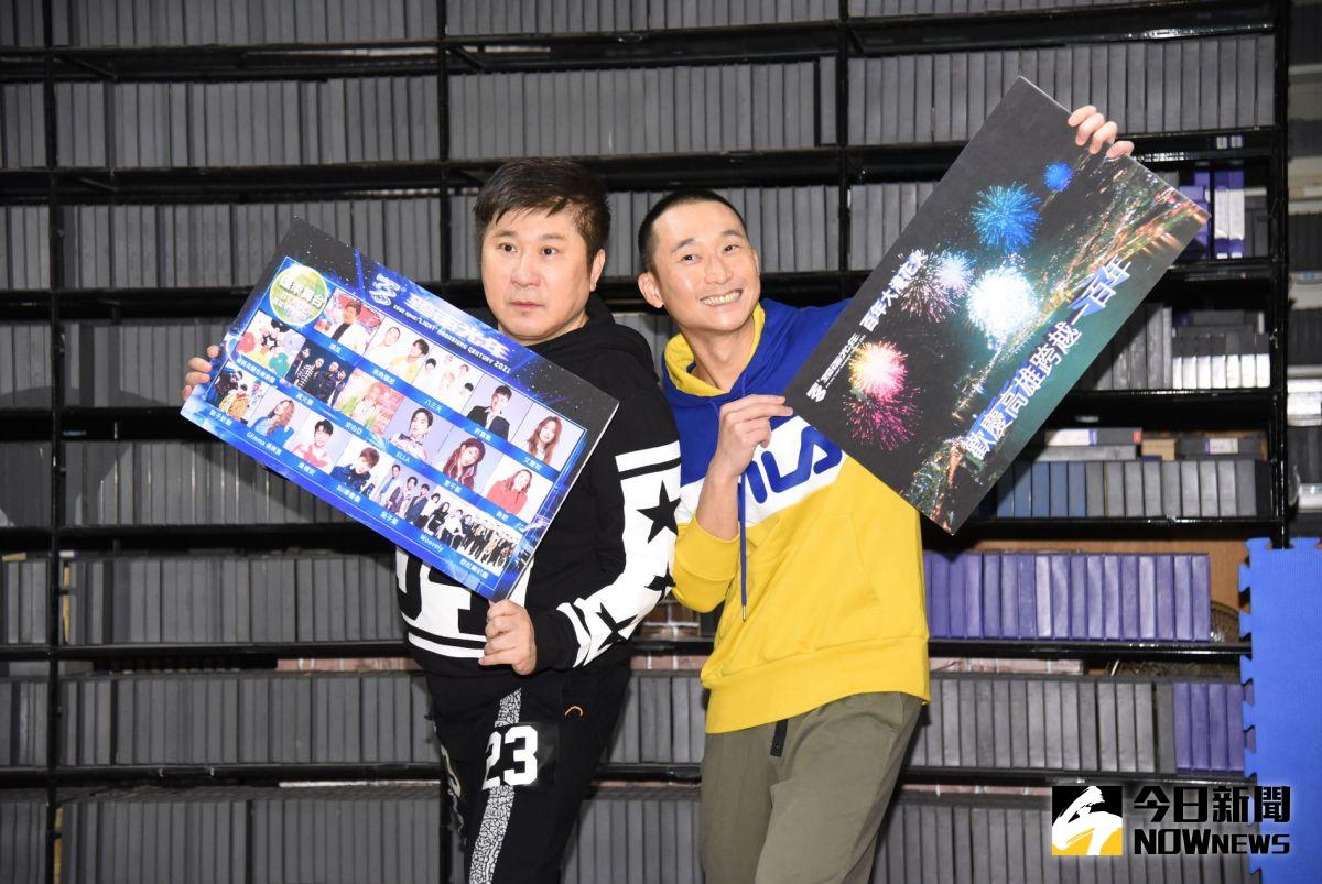 ▲胡瓜（左）、浩子練舞。（圖／記者林柏年攝）