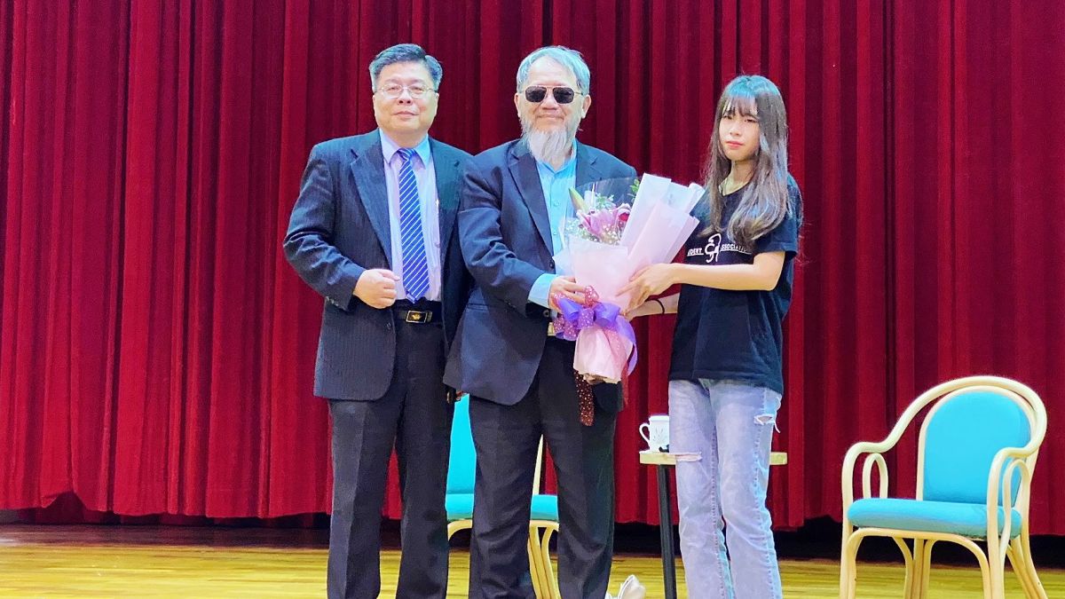 ▲著「改造企業魔術師」美譽之稱的溪頭米堤大飯店負責人李麗裕日前在東方設計大學進行一場「大師有約」講題為「東方溪頭米堤大飯店 攜手向前行」的專題講座，分享其個人深具魅力的精彩人生經驗。（圖／東方設計大學提供）