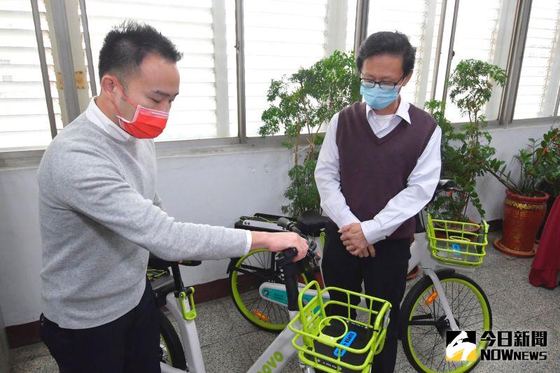 ▲MOOVO一般自行車租借費率與YouBike1.0系統相同;而MOOVO電動輔助自行車,因搭載電力設備,騎乘較省力。(圖/記者陳雅芳攝,2020.12.