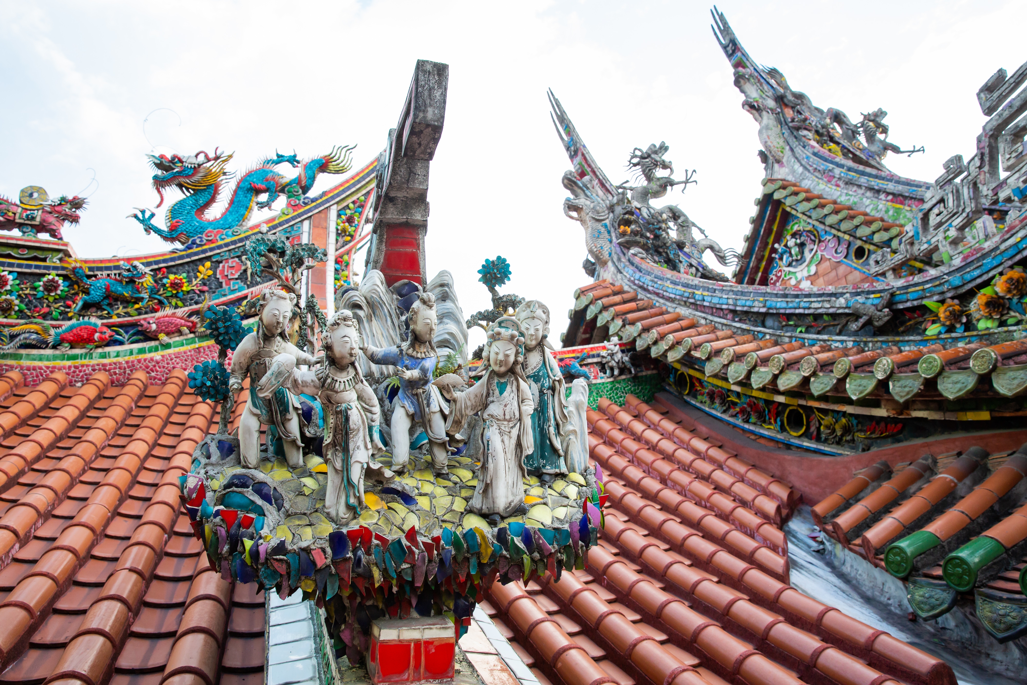 艋舺龍山寺的故事幾乎等同於了當地泉州三邑人的開墾歷史。（圖／剝皮寮歷史街區城西營運中心提供／特展平面攝影賴彥茹、徐佳鈴）