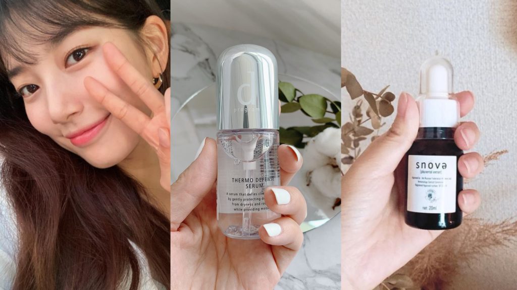 ▲冬天肌膚容易缺水，加上長時間戴口罩更要注意保養。（圖／敏感話題、翻攝自IG@snova_tw、skuukzky）