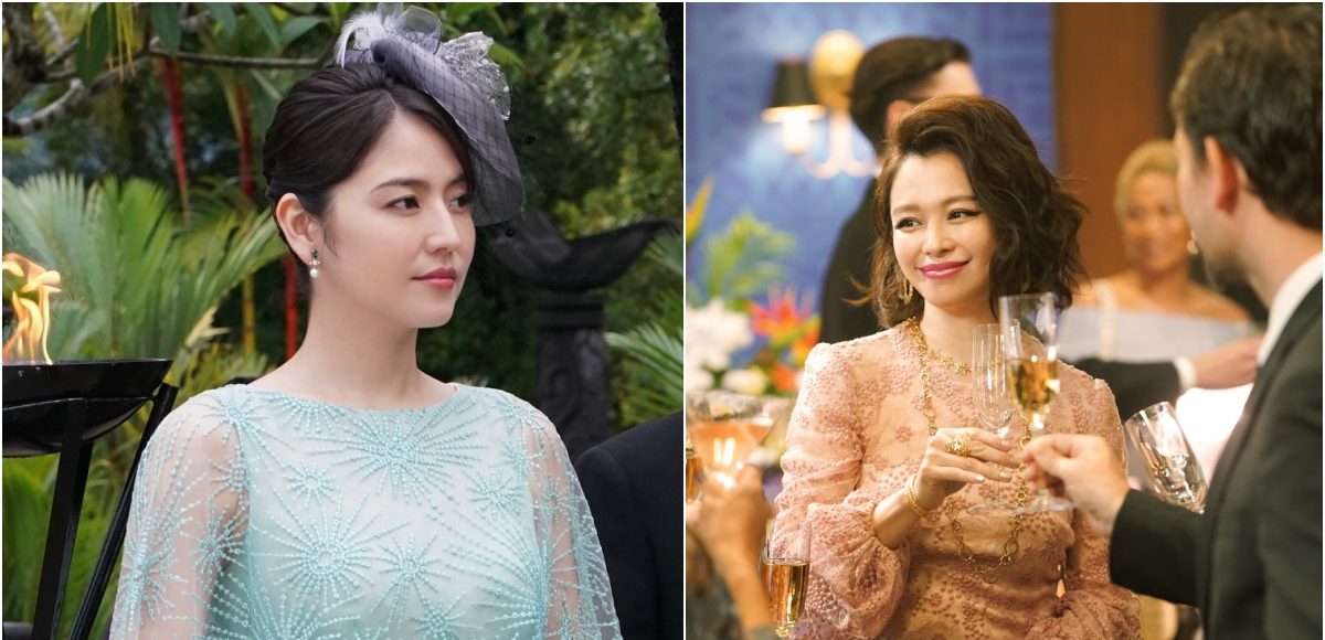 ▲長澤雅美（左圖）和徐若瑄兩大女神同台飆戲。（圖／《信用詐欺師JP》推特）