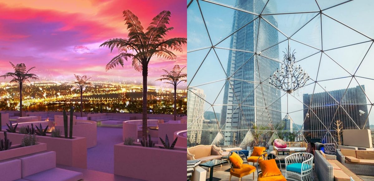 ▲在星空下迎接2021！3家「高空玻璃屋」聖誕跨年酒吧，將101夜景盡收眼底。（圖／Drunkland爛醉仙境、Drunkplay爛醉不累FB）