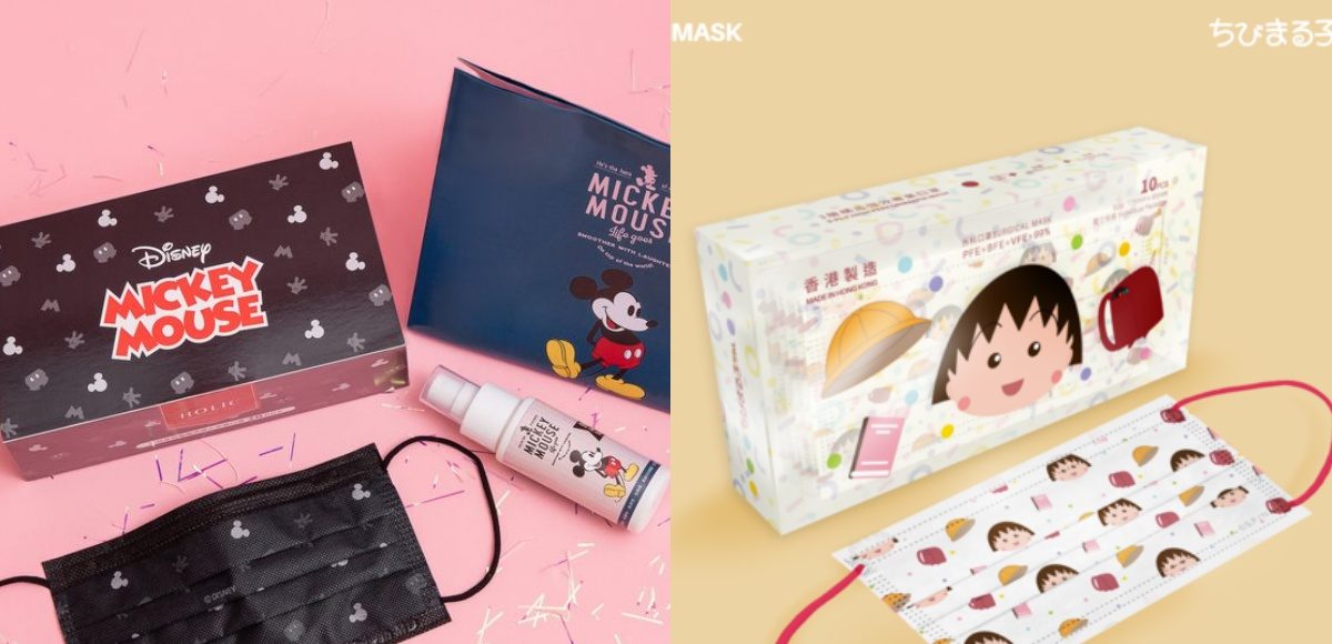▲超可愛滿版「米奇」、「櫻桃小丸子」6款醫療口罩必收！今年最實用交換禮物非它莫屬。（圖／H Plus官網、Grace Gift官網）