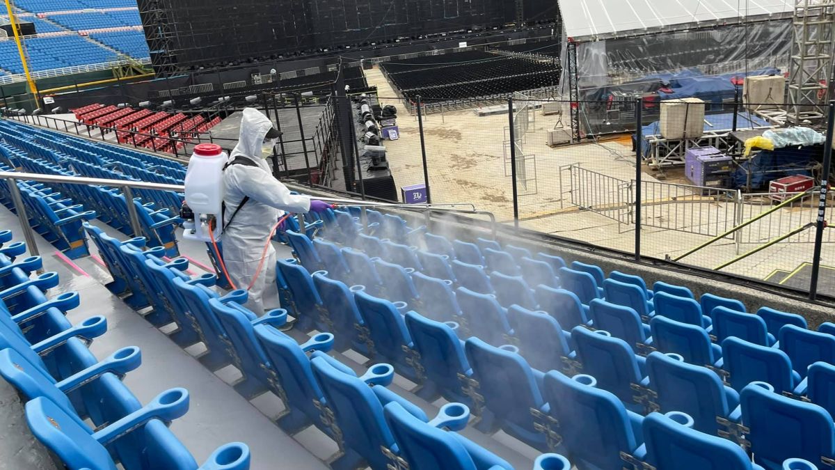 ▲五月天昨（31）日在桃園舉辦演唱會，有5位自主健康管理者違規入場，市府表示將依法開罰。（圖／翻攝自相信音樂國際股份有限公司臉書）