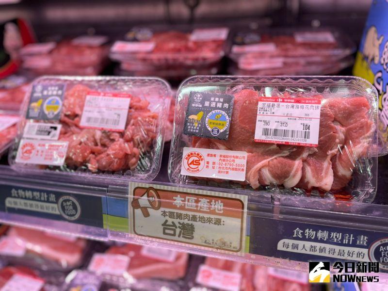 ▲掃描商標上的 QR Code 可快速看見豬肉生產履歷。（圖／記者陳致宇攝）