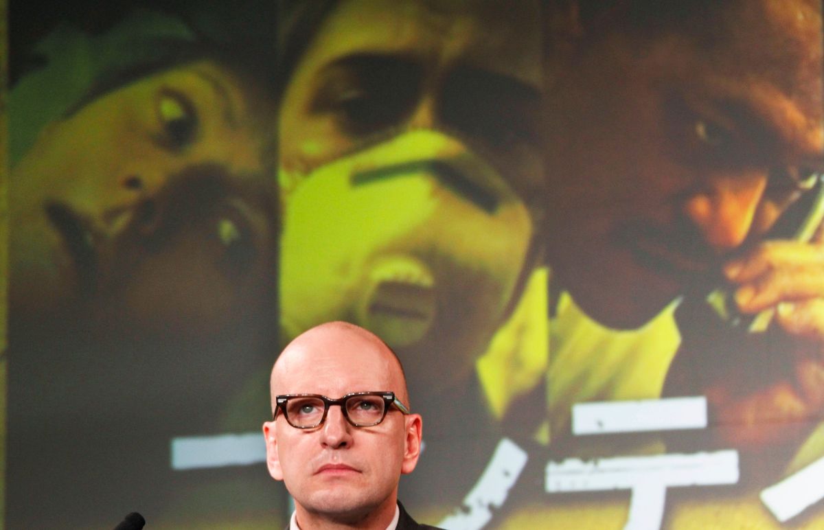 ▲導演史蒂芬索德柏格（中）決定拍攝《全境擴散2》。（圖／美聯社）­

