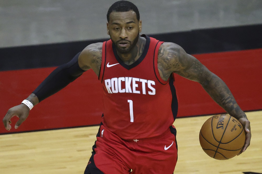 ▲火箭控衛John Wall。（圖／美聯社／達志影像）